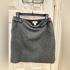 LOFT Charcoal Pencil Skirt